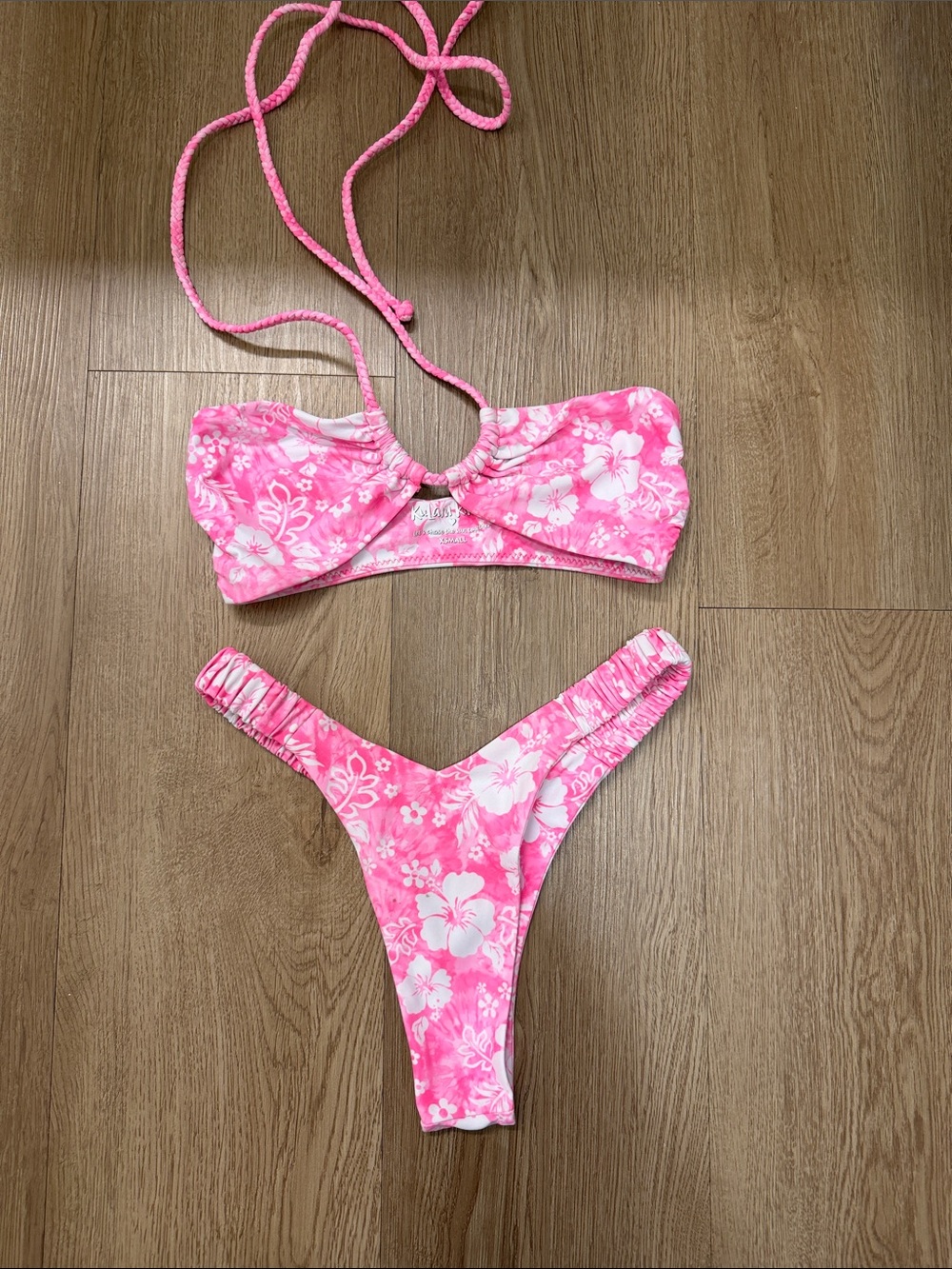 Kulani Kinis Pink Floral Bikini Set